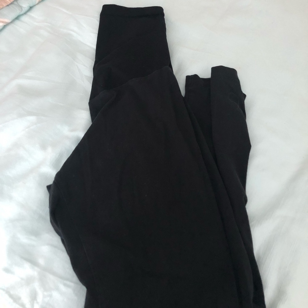 COPY - Motherhood Maternity Full Panel Black Legg…